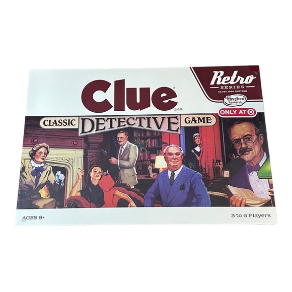 Hasbro Clue Classic Detective Board Game Retro Series 1986 Edition - Picture 1 of 2